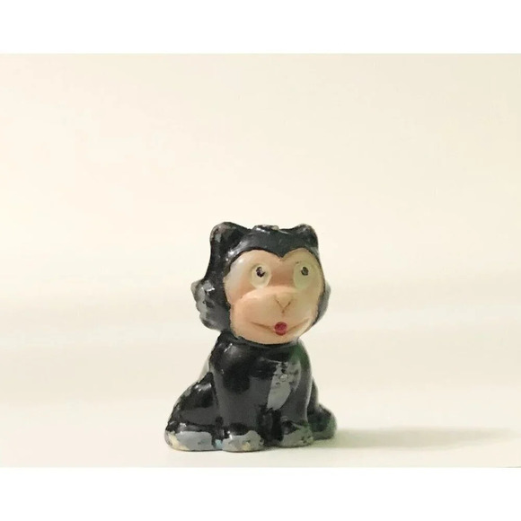 Vtg Marx Tinykins Hanna Barbera Pinocchio Figaro  Cat Mini Figure Hand Painted - Picture 6 of 12